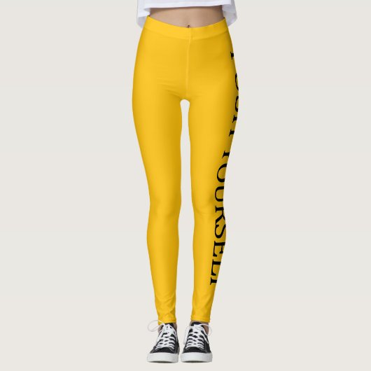 LEGGINGS PUSH YOURSELF (Devant)