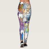 Leggings puzzelstukjes (Achterkant)