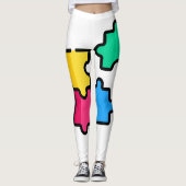 Leggings puzzle (Devant)