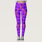 Leggings Puzzle Magenta (Devant)