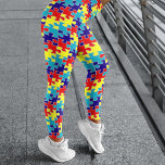 Leggings Puzzle sensibilisation sur l'autisme<br><div class="desc">Montrez votre soutien à la sensibilisation sur l'autisme avec ces légendes colorées de puzzle. Fabriquées à partir d'un tissu souple et extensible, ces leggings sont parfaits pour l'usure quotidienne tout en sensibilisant à une cause importante. Ils font un don réfléchi pour ceux qui sont aimés par l'autisme ou pour ceux...</div>