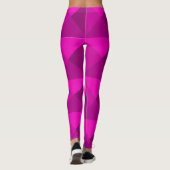 Leggings Pyramides magenta (Dos)