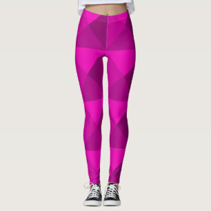 Leggings Pyramides magenta