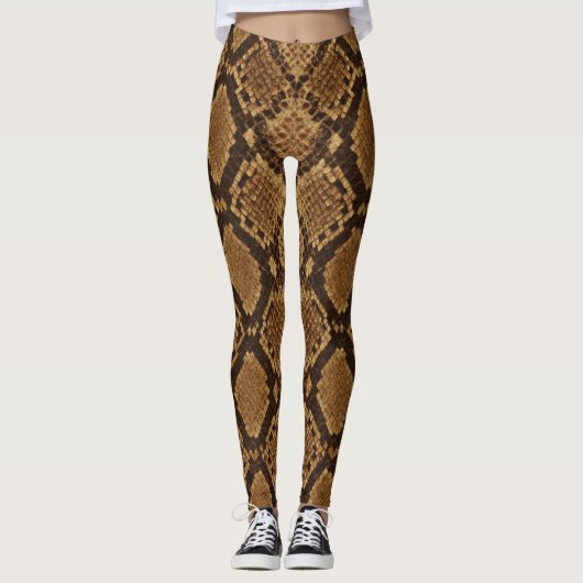 Leggings Python Snakeskin Print (Devant)