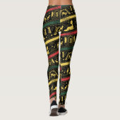 Leggings Qilin Layered Pattern (Dos)