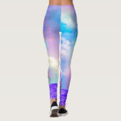 Leggings Quand guêtres de cri d'anges (Dos)