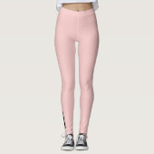 Leggings Quartz Rose moderne simple (Devant)