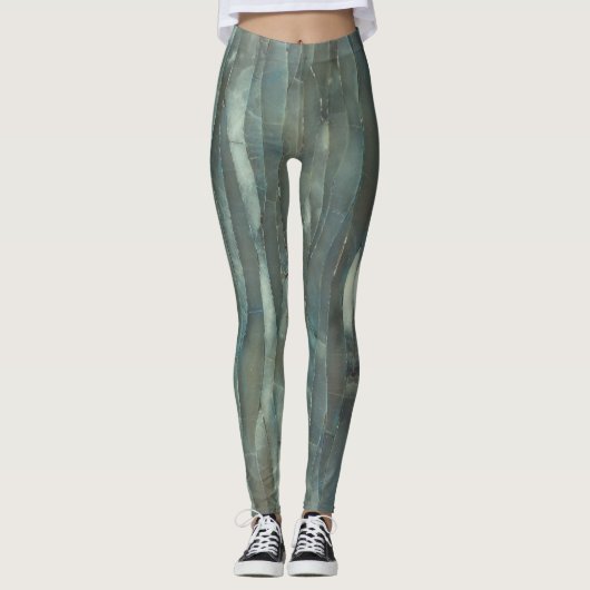 Leggings quartz vert mossy (Devant)