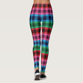 Leggings Quatre couleurs plaid motif (Dos)