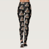 Leggings Quatre Espagnols Cavalier Roi Charles en Fleurs (Dos)