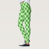 Leggings Quatre feuilles Clover Saint Patrick's Day Shamroc (Gauche)