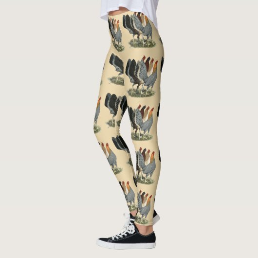 Leggings Quatre poules de combat (Gauche)