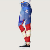 Leggings Quatrième patriotique de jour de vétérans de (Gauche)