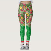 Leggings Quel Amusement D'Être Un Arbre De Noël (Devant)