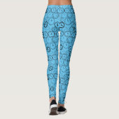 Leggings Quelle heure est-il.wx4 L Bleu BG (Dos)