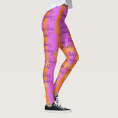 Leggings Quelque Chose De Plus Confortable Taches Orange (Droite)