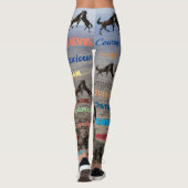 Leggings Qu'est-ce qu'un cheval sauvage (Dos)