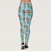 Leggings Queue Turquoise de sirène d'Imaginaire (Dos)