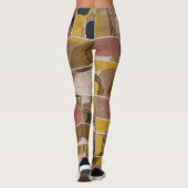 Leggings Quilt collage en patchwork : impression mixte. (Dos)