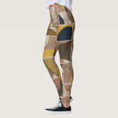 Leggings Quilt collage en patchwork : impression mixte. (Gauche)