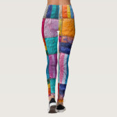 Leggings Quilt communautaire d'unité et de diversité (Dos)