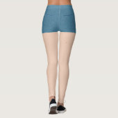Leggings Raccourcis bleu Denim (Dos)