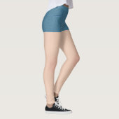 Leggings Raccourcis bleu Denim (Droite)