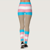 Leggings Raccourcis et pattes de la Trans Pride (Dos)