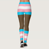 Leggings Raccourcis et pattes de la Trans Pride (Dos)