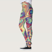 Leggings Radiance de marbre tropical (Gauche)