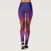 Leggings Radiant orange purple (Dos)