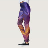 Leggings Radiant orange purple (Gauche)