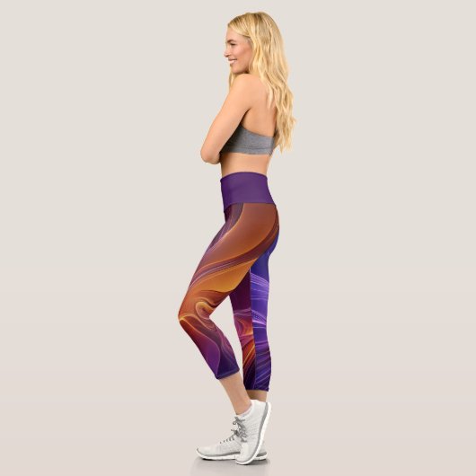 Leggings radiant purple orange (Gauche)