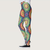Leggings Radiant Rainbow Mandala Mosaic – Stained Glass (Gauche)