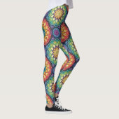 Leggings Radiant Rainbow Mandala Mosaic – Stained Glass (Droite)