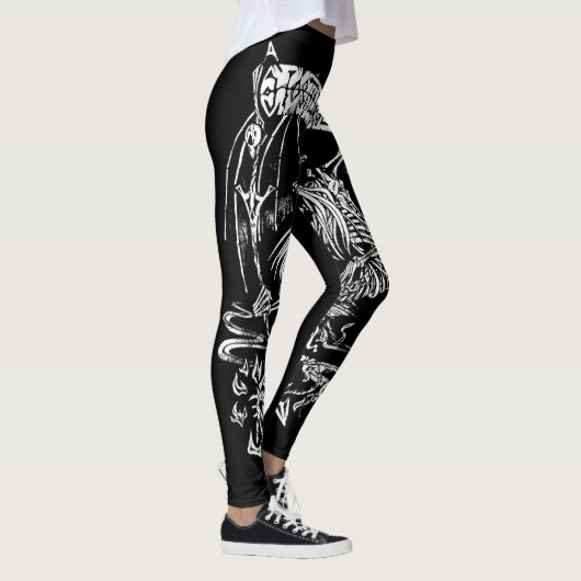Leggings RAGE HOSTILE : Légendes de femmes (Droite)