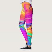 Leggings Rainbow Beach : Cartoon Fun (Gauche)