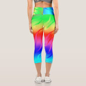 Leggings Rainbow Capri brillants (Verso)