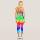 Leggings Rainbow Capri brillants (Verso)