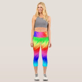 Leggings Rainbow Capri brillants (Recto)