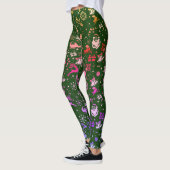 Leggings Rainbow Christmas Element Motif Vert (Gauche)