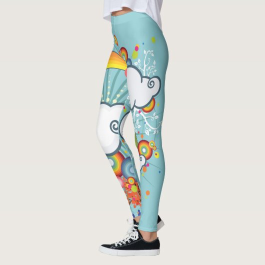 Leggings Rainbow Cloud (Gauche)