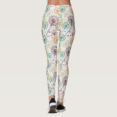 Leggings Rainbow Dandelion Breeze - Flore capricieuse (Dos)