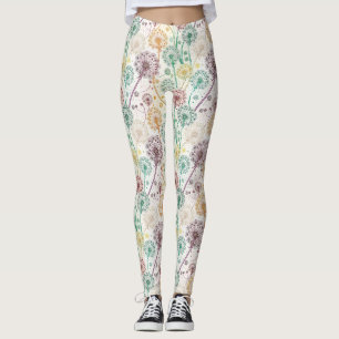 Leggings Rainbow Dandelion Breeze - Flore capricieuse