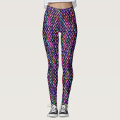 Leggings Rainbow Dragon Scales (Devant)