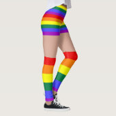 Leggings Rainbow Fide longues chaussettes Shorts Nouveauté  (Droite)