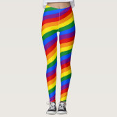Leggings RAINBOW FLAG COULEURS rayures + vos idées (Devant)