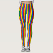 Leggings Rainbow Flag & Pride, communauté LGBT /stripes Wea (Devant)
