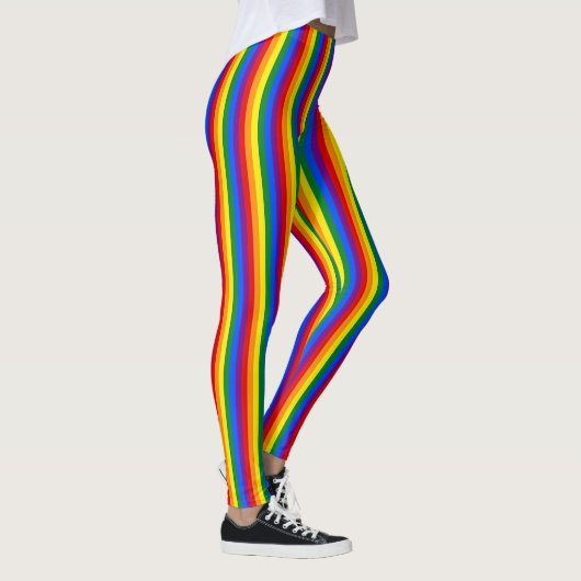 Leggings Rainbow Flag & Pride, communauté LGBT /stripes Wea (Droite)