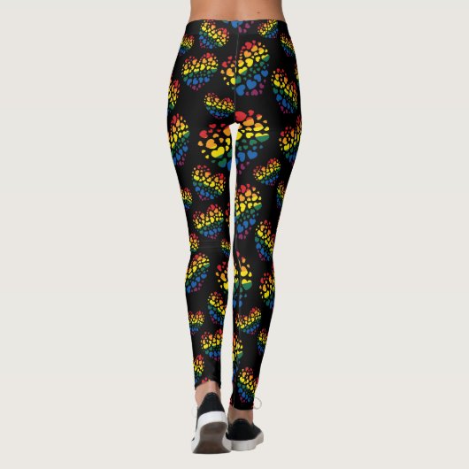 Leggings Rainbow Hearts (Dos)